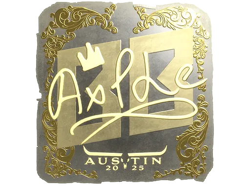 Sticker | Ax1Le (Gold) | Austin 2025 - $ 4.44