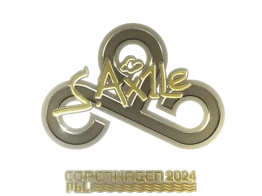 Sticker | Ax1Le (Gold) | Copenhagen 2024 - $ 5.29