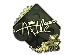 Sticker | Ax1Le (Gold) | Rio 2022 - $ 13.58