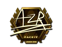 Sticker | AZR (Gold) | London 2018 - $ 279.26