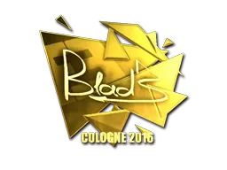 Sticker | B1ad3 (Gold) | Cologne 2016 - $ 80.35
