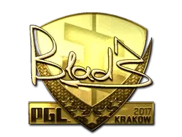 Sticker | B1ad3 (Gold) | Krakow 2017 - $ 273.55