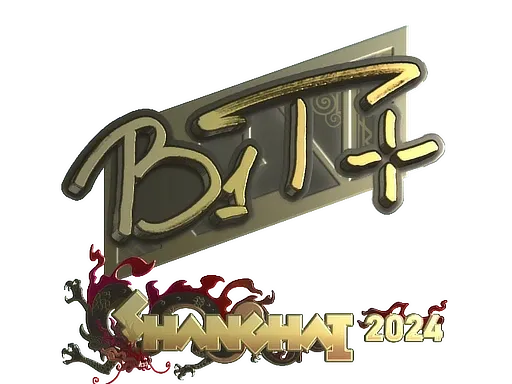 Sticker | b1t (Gold) | Shanghai 2024 - $ 3.81