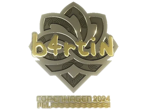 Sticker | b4rtiN (Gold) | Copenhagen 2024 - $ 1.12