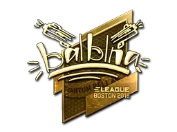 Sticker | balblna (Gold) | Boston 2018 - $ 1844.16