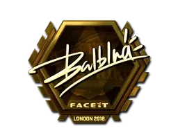 Sticker | balblna (Gold) | London 2018 - $ 83.37