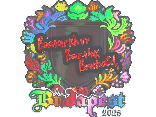 Sticker | Bart4k (Holo) | Budapest 2025 - $ 0.72