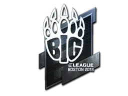 Sticker | BIG (Foil) | Boston 2018 - $ 22.05
