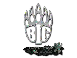 Sticker | BIG (Glitter) | Antwerp 2022 - $ 0.10