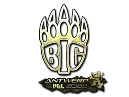 Sticker | BIG (Gold) | Antwerp 2022 - $ 3.38