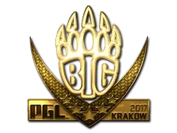 Sticker | BIG (Gold) | Krakow 2017 ``