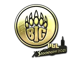 Sticker | BIG (Gold) | Stockholm 2021 - $ 11.50