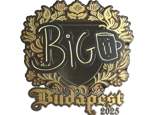 Sticker | biguzera (Gold) | Budapest 2025 - $ 1.84