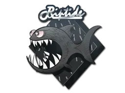 Sticker | Black Jaggyfish - $ 2.13