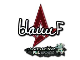 Sticker | blameF (Glitter) | Antwerp 2022 - $ 0.05