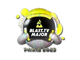 Sticker | BLAST.tv (Glitter) | Paris 2023 - $ 0.04