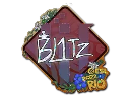 Sticker | bLitz (Glitter) | Rio 2022 - $ 0.07