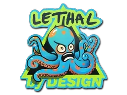 Sticker | Blue Lethal - $ 0.53