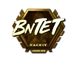 Sticker | BnTeT (Gold) | London 2018 - $ 300.00