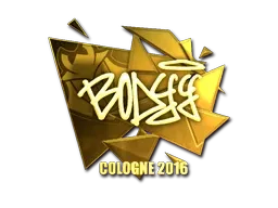 Sticker | bodyy (Gold) | Cologne 2016 - $ 75.99