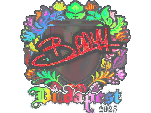 Sticker | bodyy (Holo) | Budapest 2025 - $ 0.49