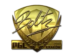 Sticker | boltz (Gold) | Krakow 2017 - $ 471.92