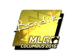 Sticker | bondik (Gold) | MLG Columbus 2016 - $ 37.72