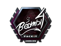 Sticker | Boombl4 (Foil) | London 2018 - $ 5.00