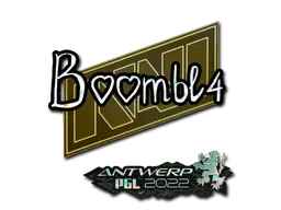 Sticker | Boombl4 (Glitter) | Antwerp 2022 - $ 0.04