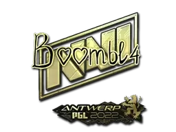 Sticker | Boombl4 (Gold) | Antwerp 2022 - $ 3.81
