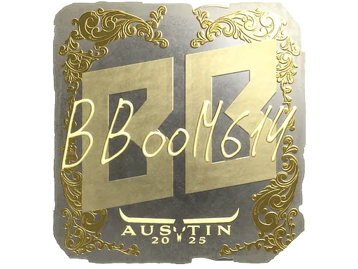 Sticker | Boombl4 (Gold) | Austin 2025 - $ 2.13