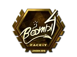 Sticker | Boombl4 (Gold) | London 2018 - $ 103.09