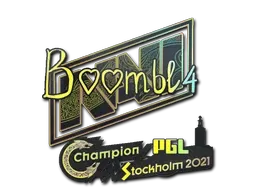 Sticker | Boombl4 (Holo) | Stockholm 2021 - $ 0.13