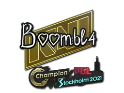 Sticker | Boombl4 | Stockholm 2021 - $ 0.03