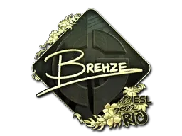 Sticker | Brehze (Gold) | Rio 2022 - $ 3.21