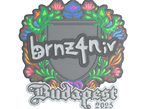 Sticker | brnz4n (Embroidered) | Budapest 2025 - $ 0.26