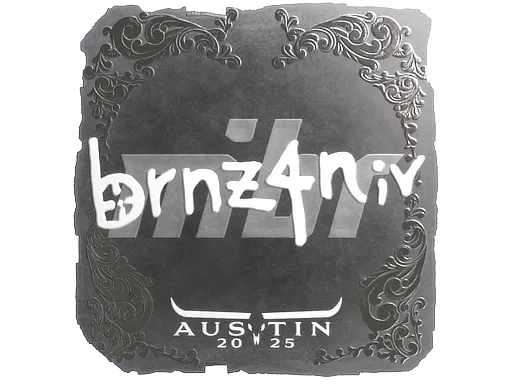 Sticker | brnz4n (Foil) | Austin 2025 - $ 0.05