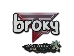 Sticker | broky | Antwerp 2022 - $ 0.03