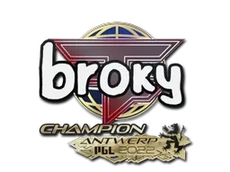 Sticker | broky (Champion) | Antwerp 2022 - $ 0.03