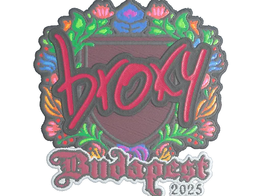 Sticker | broky (Embroidered) | Budapest 2025 - $ 0.04