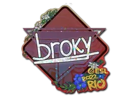 Sticker | broky (Glitter) | Rio 2022 - $ 0.08