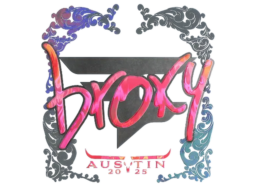 Sticker | broky (Holo) | Austin 2025 - $ 1.22