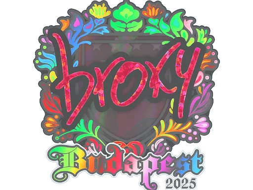 Sticker | broky (Holo) | Budapest 2025 - $ 1.25