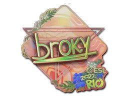Sticker | broky (Holo) | Rio 2022 - $ 0.96
