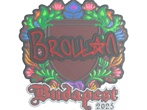 Sticker | Brollan (Embroidered) | Budapest 2025 - $ 0.03