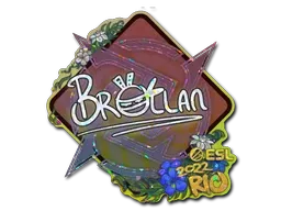 Sticker | Brollan (Glitter) | Rio 2022 - $ 0.04