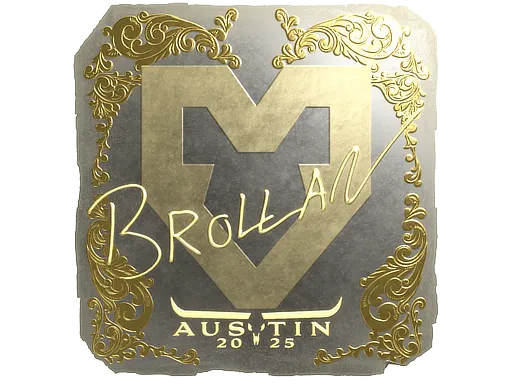 Sticker | Brollan (Gold) | Austin 2025 - $ 1.17