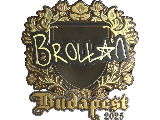 Sticker | Brollan (Gold) | Budapest 2025 - $ 1.30