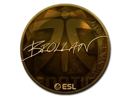 Sticker | Brollan (Gold) | Katowice 2019 - $ 52.05