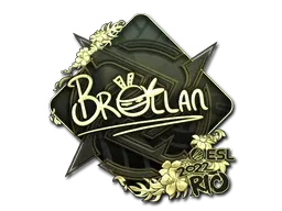 Sticker | Brollan (Gold) | Rio 2022 - $ 3.34